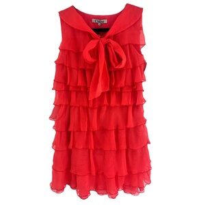 Chloé 100% Silk Tiered Dress M